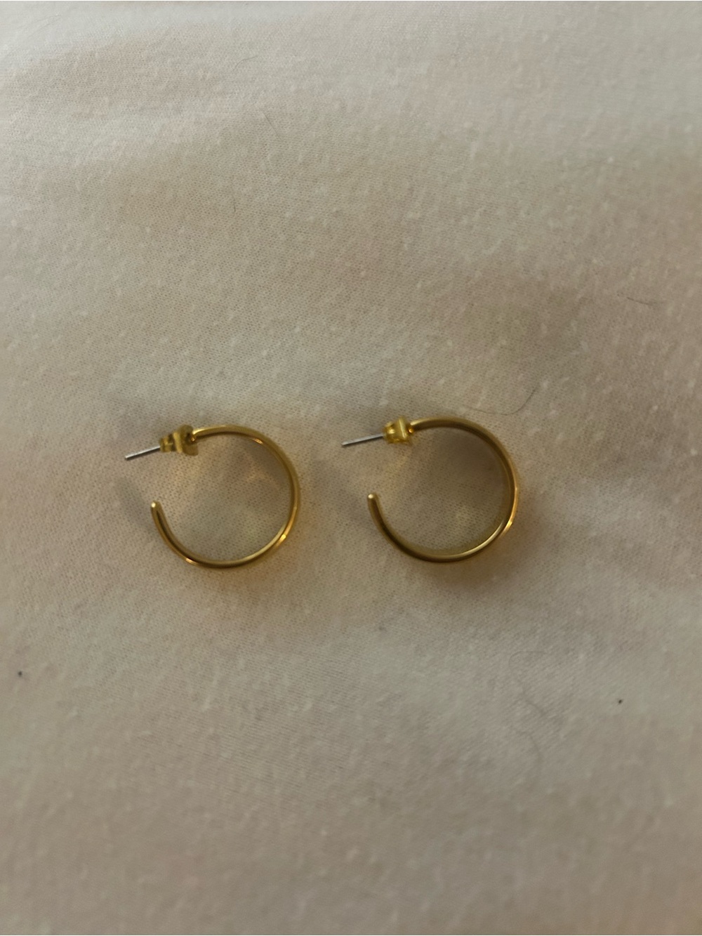 Classic Small Gold Hoop Earrings - Women Jewelry